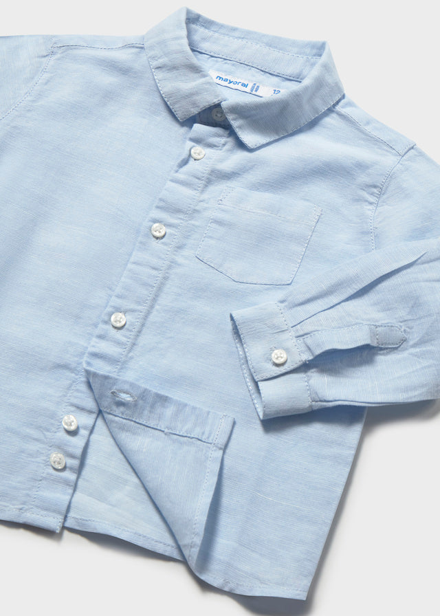 Baby Linen Celeste Shirt