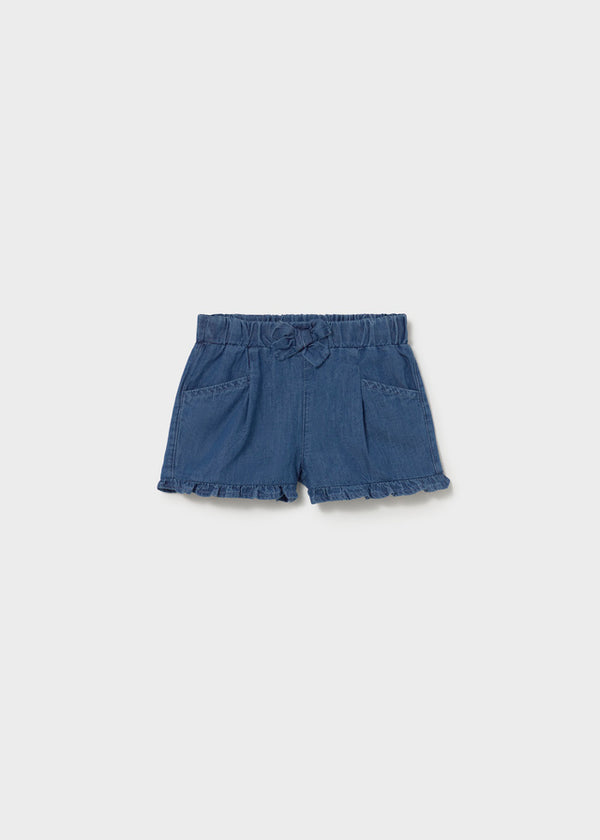 Baby Girl Flawy Denim Shorts