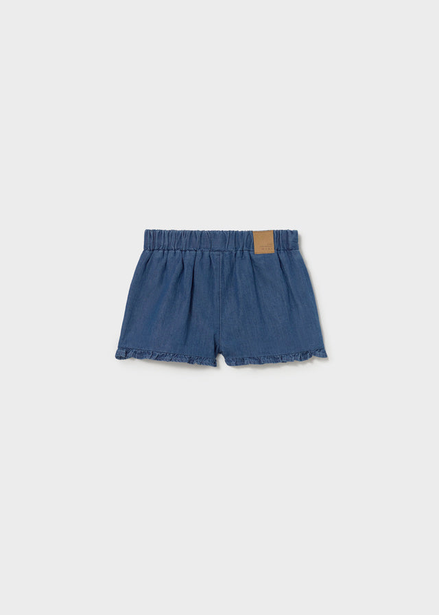 Baby Girl Flawy Denim Shorts