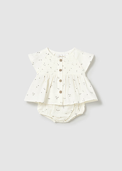 Baby Girl Ceramic Bloomers Blouse Set
