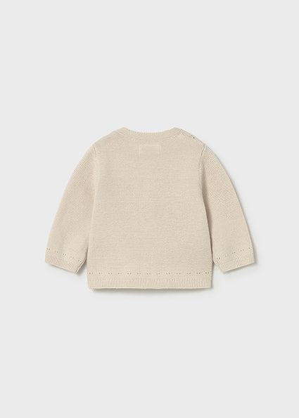 Baby Girl Wheat Cardigan
