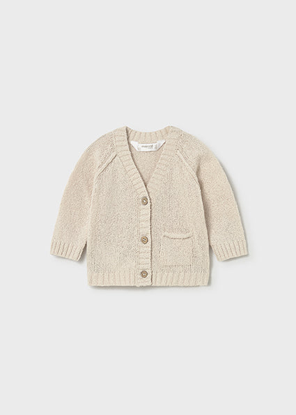 Baby Boy Wheat Cardigan