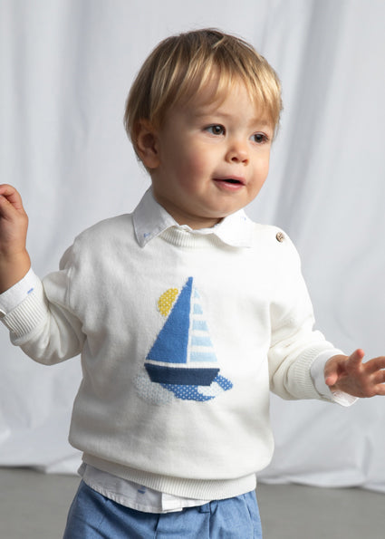 Baby White Sweater