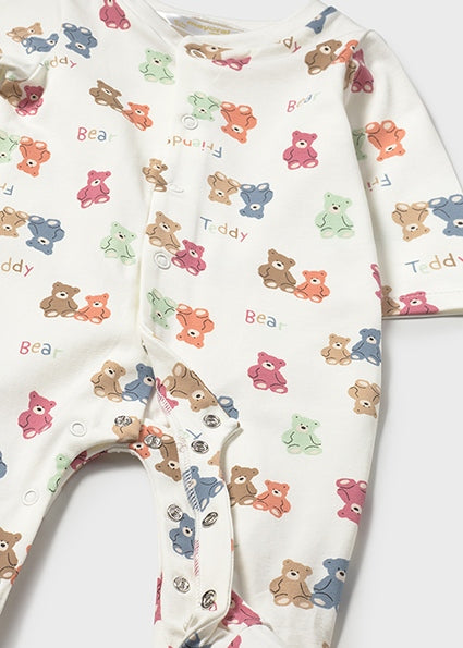 Baby Boy Teddy Bear Footie
