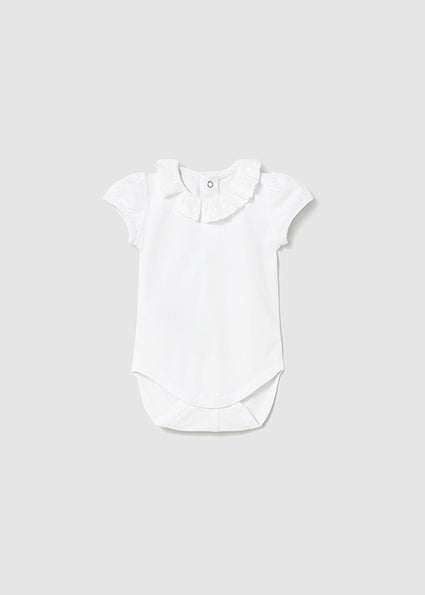 Newborn Girl Ruffled Bodysuit