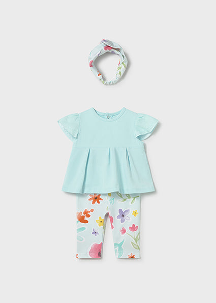 Baby Girl Hawaii Printed Set