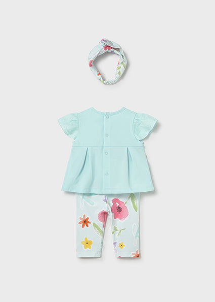 Baby Girl Hawaii Printed Set