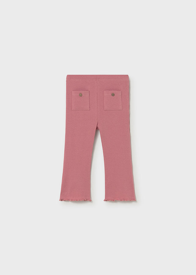 Baby Flare Rib Knit Leggings