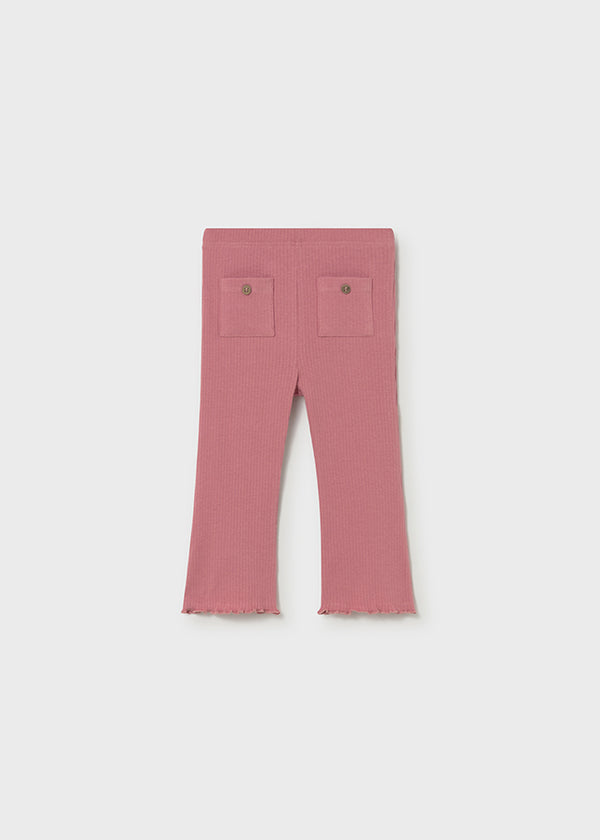 Baby Flare Rib Knit Leggings