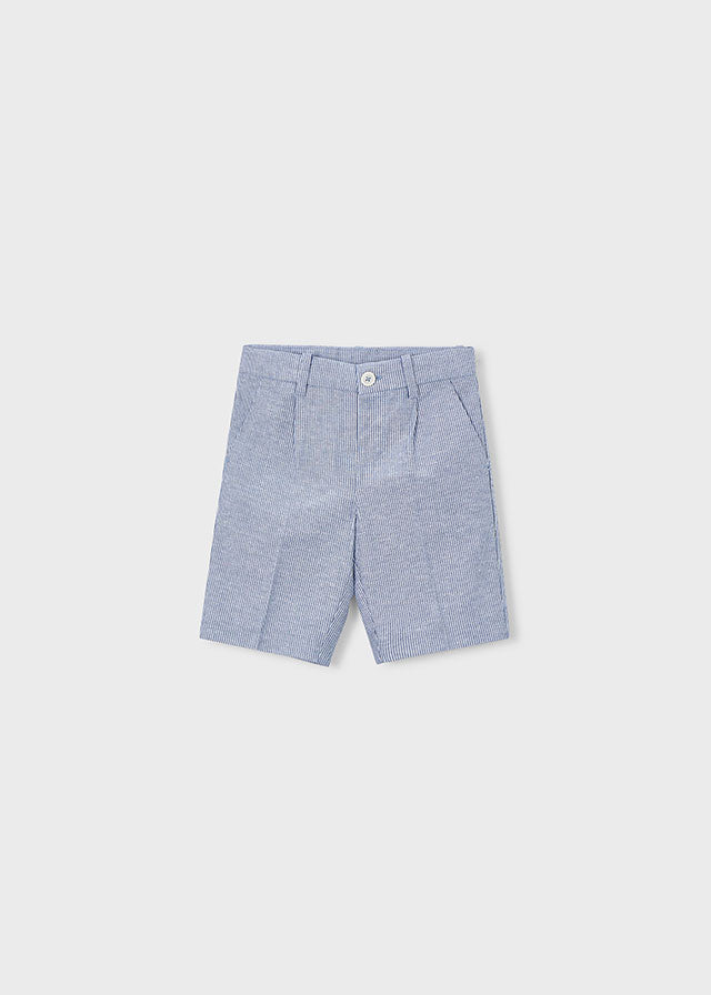 Boy Linen Indigo Stripes Suit