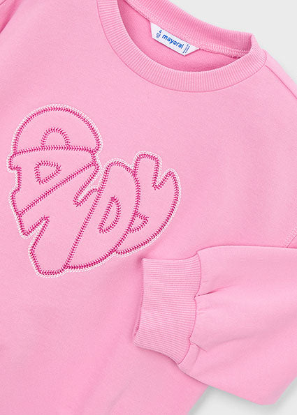 Girl Embroidered Sweatshirt