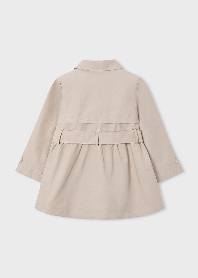 Girl Belted Trench Coat