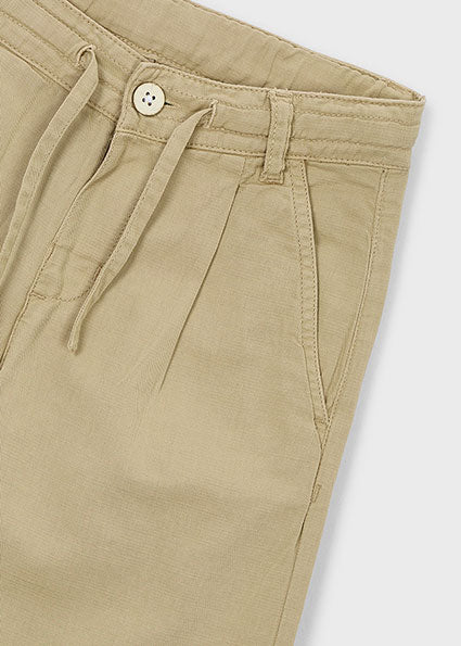 Boy Linen Relaxed Chino Pants