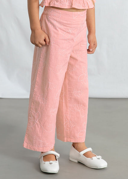 Girl Pants and Ruched Top Set