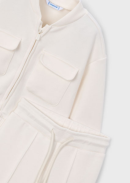Girl 2-Piece Pique Tracksuit
