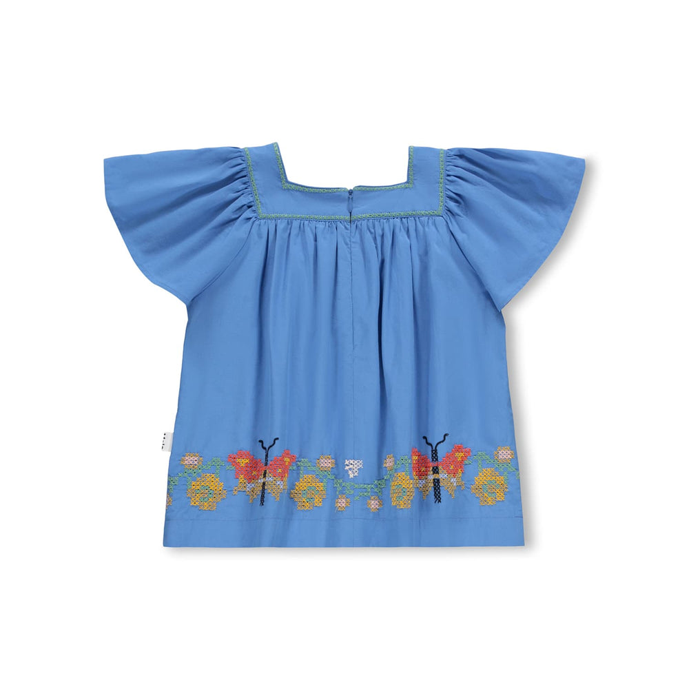 Rosalyn Blue Flower Set