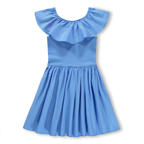 Christai Blue Flower Dress