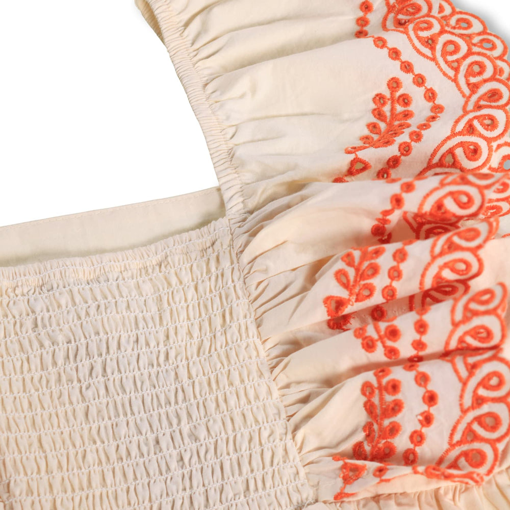 Clementine Pearled Ivory Dress
