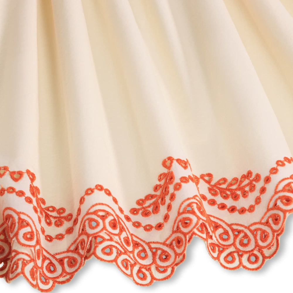 Clementine Pearled Ivory Dress