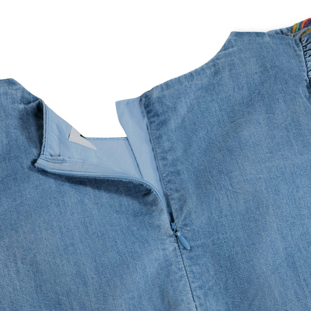 Cherinne Rainbow Soft Denim Dress