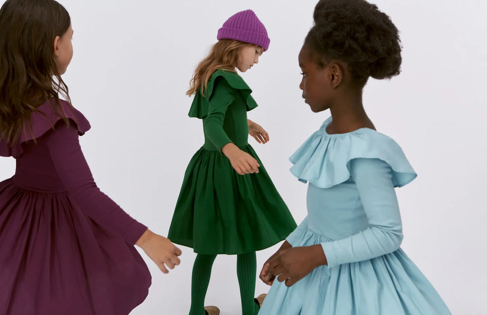 Cille Purple Shadow Dress