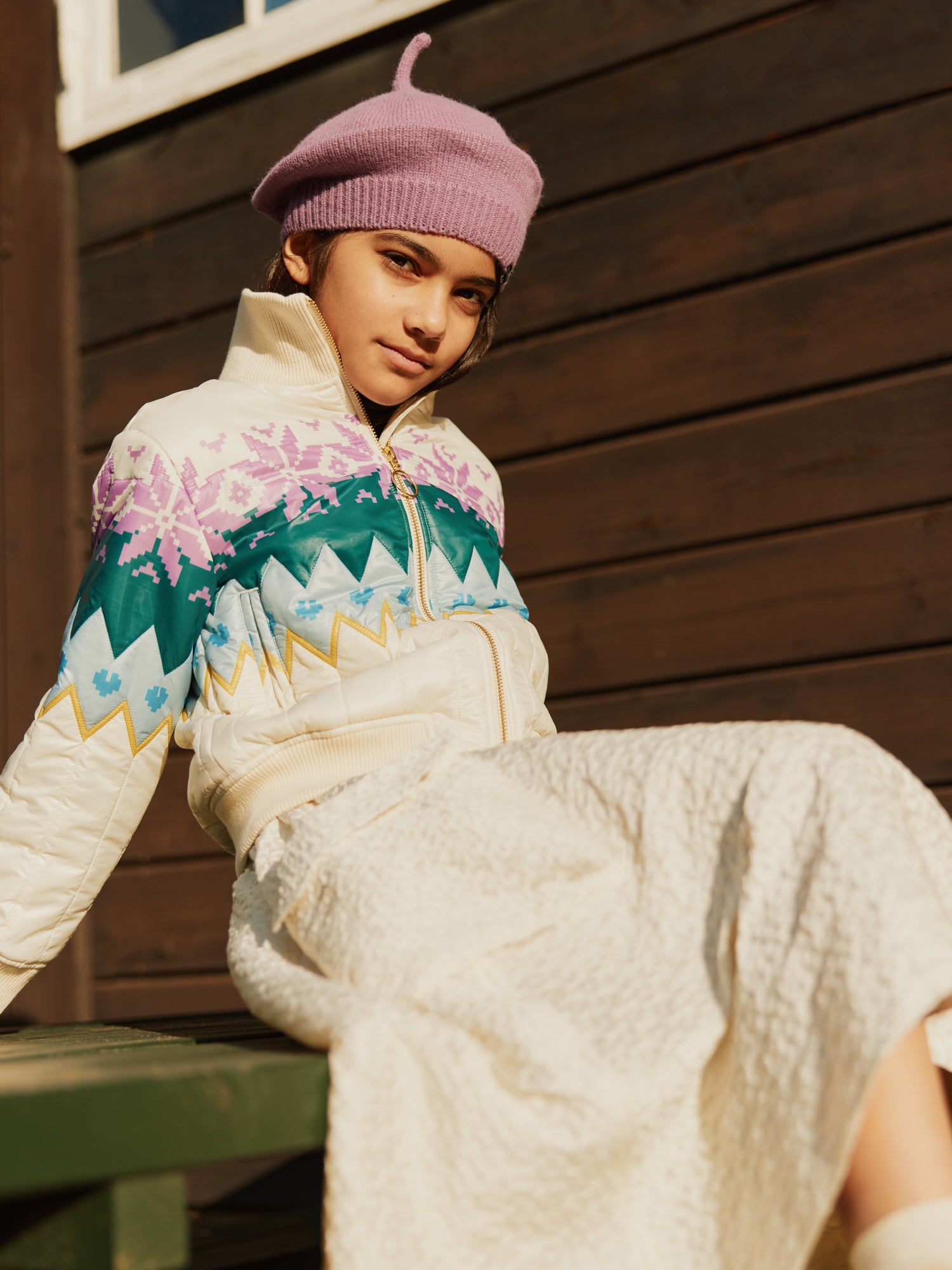 Brina Buttercream Skirt