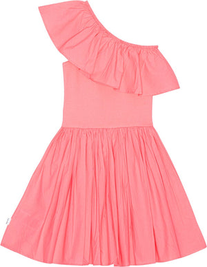 Chloey one shoulder pink dress for girl