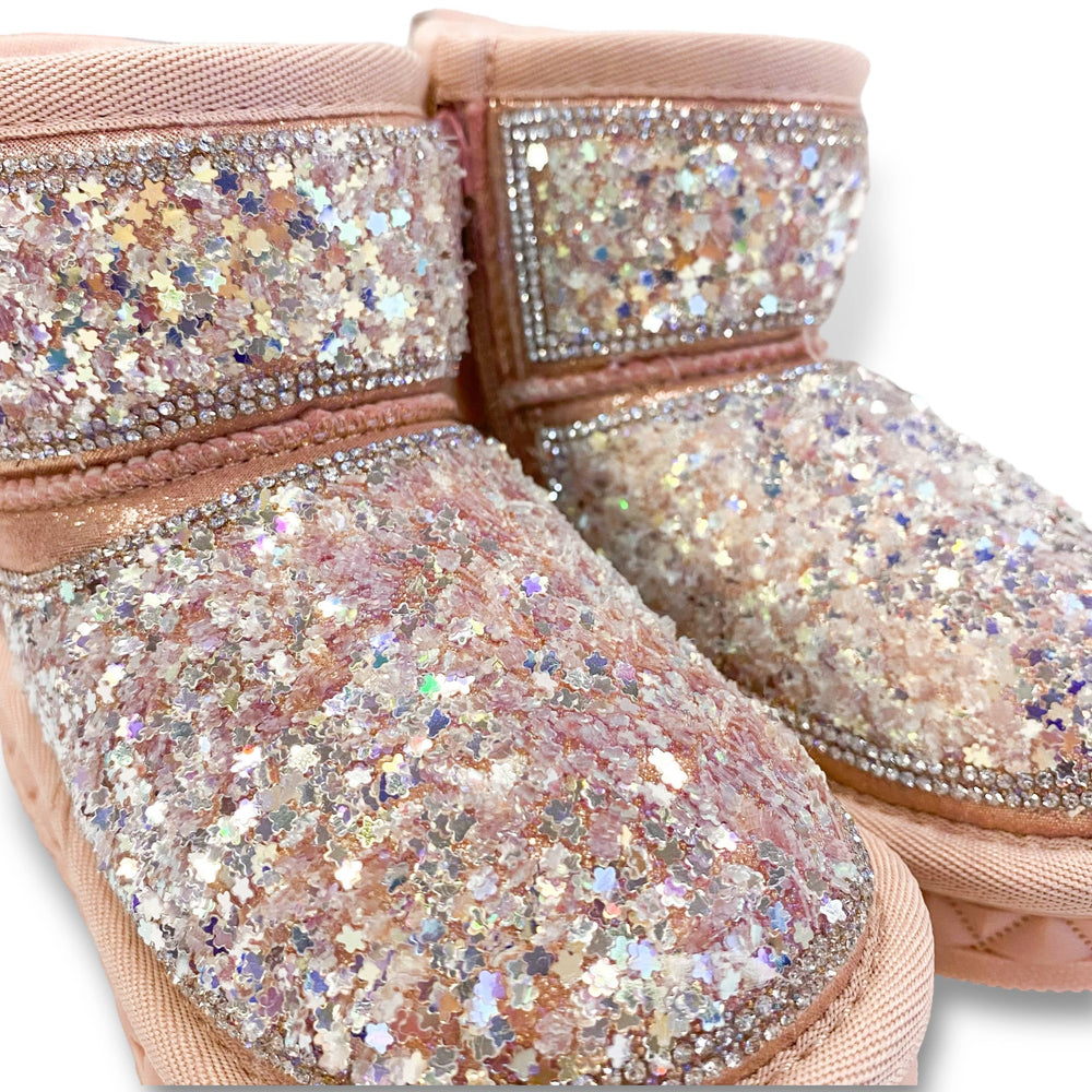S3529 Mini Star Sequin Boots (2 Colors)