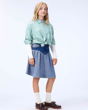 Becca Two Side Denim Skirt