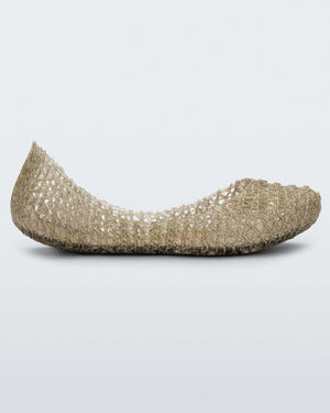 Campana Flat in Gold Glitter for Kids