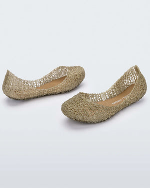 Campana Flat in Gold Glitter for Kids