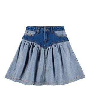 Becca Two Side Denim Skirt