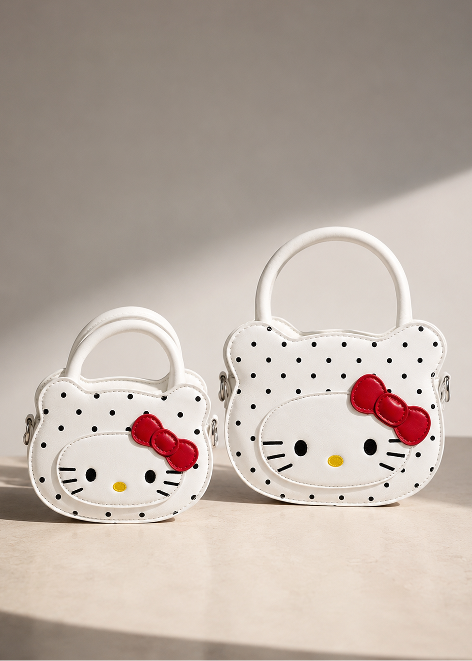 Polka Dot Kitty Handbag
