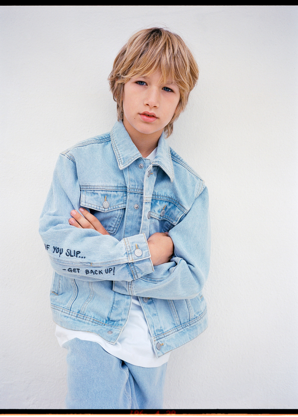 Honore Bleach Blue Jacket