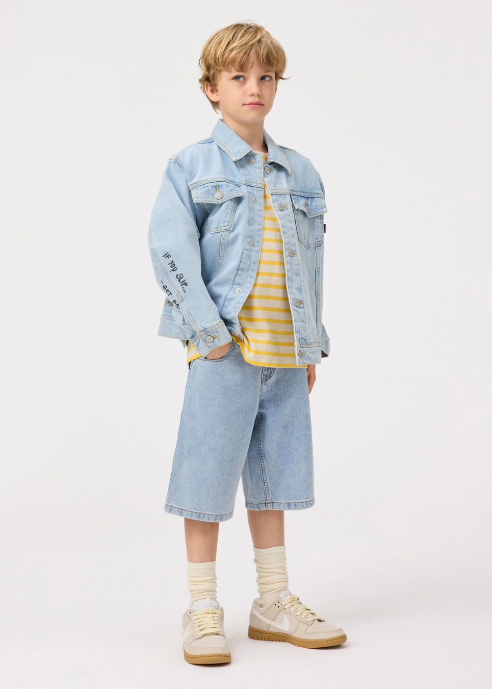 Honore Bleach Blue Jacket