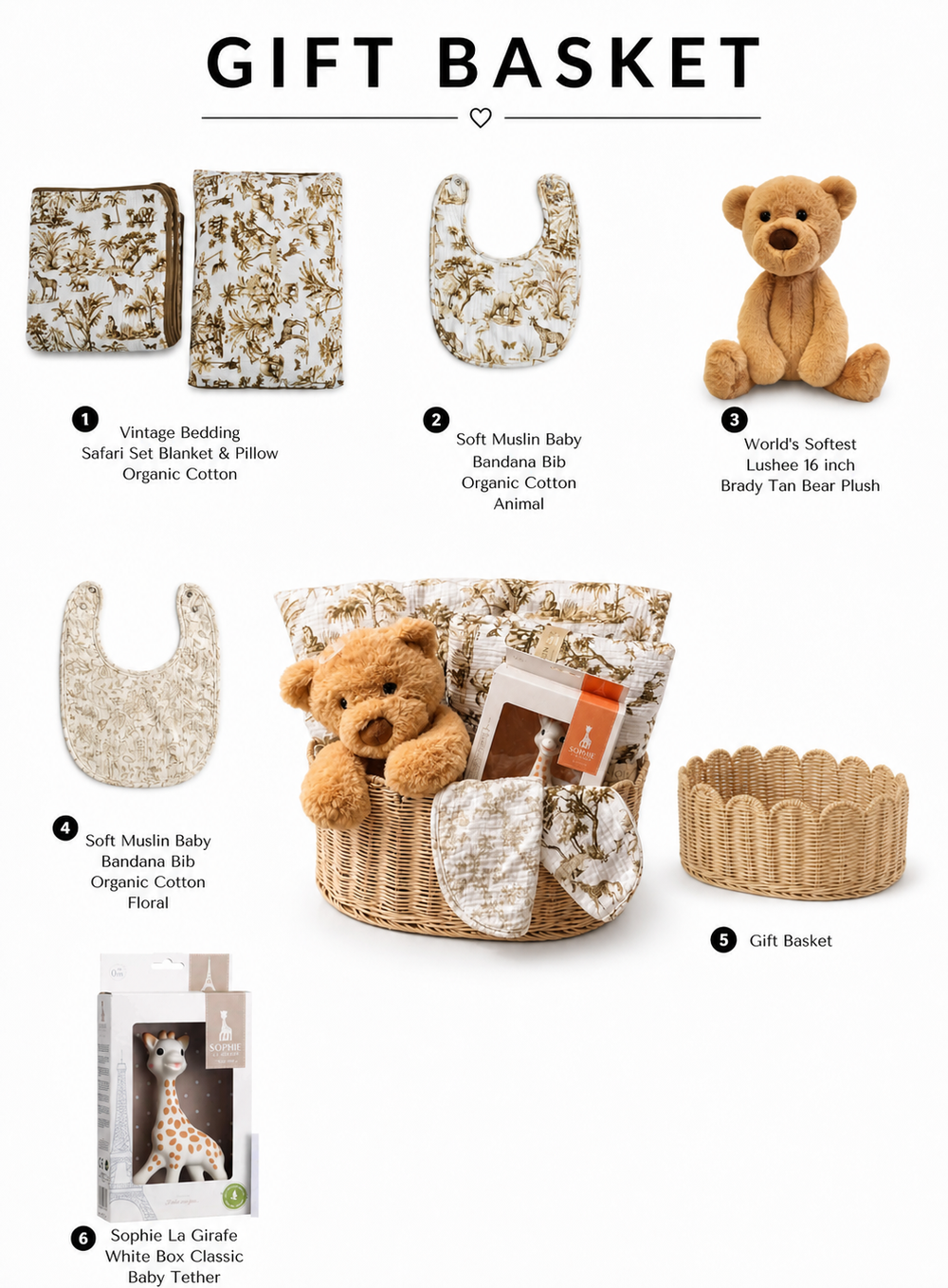 Luxury Neutral Gift Basket