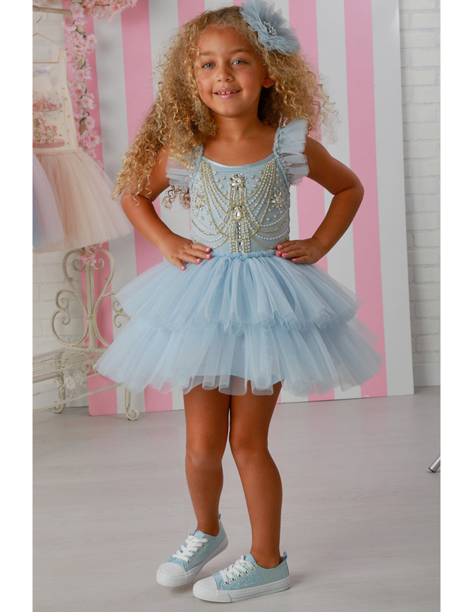 Sky Blue Marine Tutu Dress