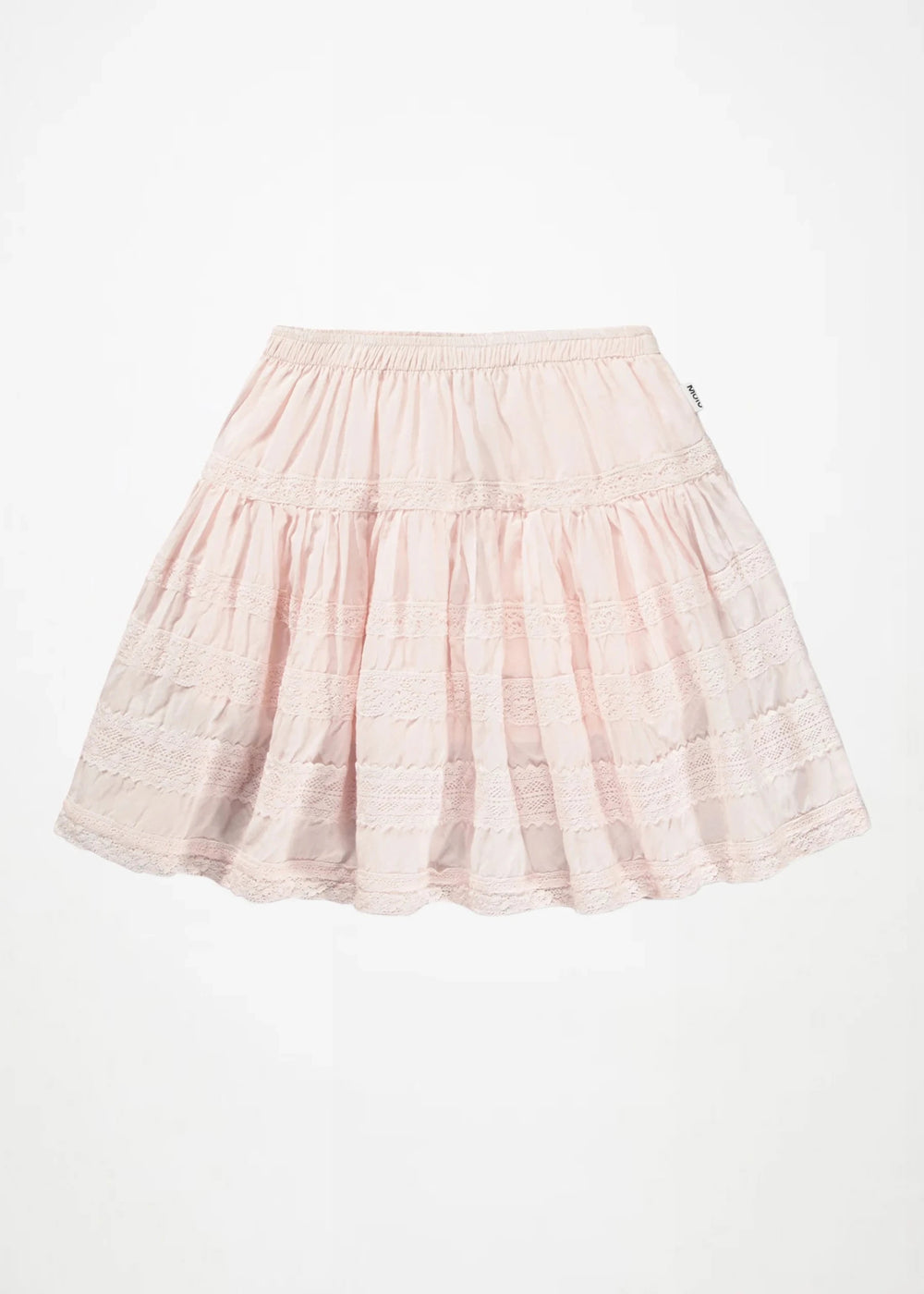 Pink skirt on a white background