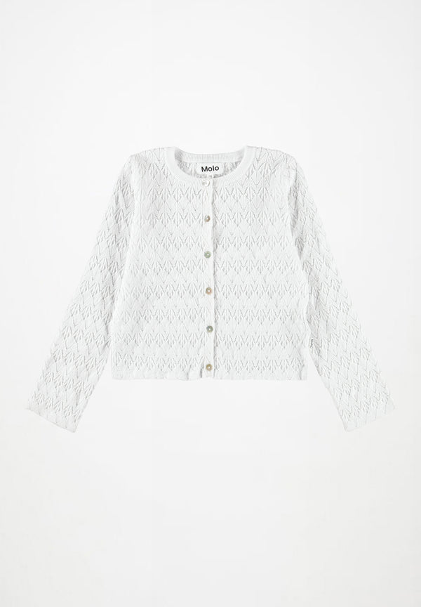 Gigi White Cardigan