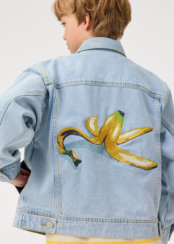 Honore Bleach Blue Jacket