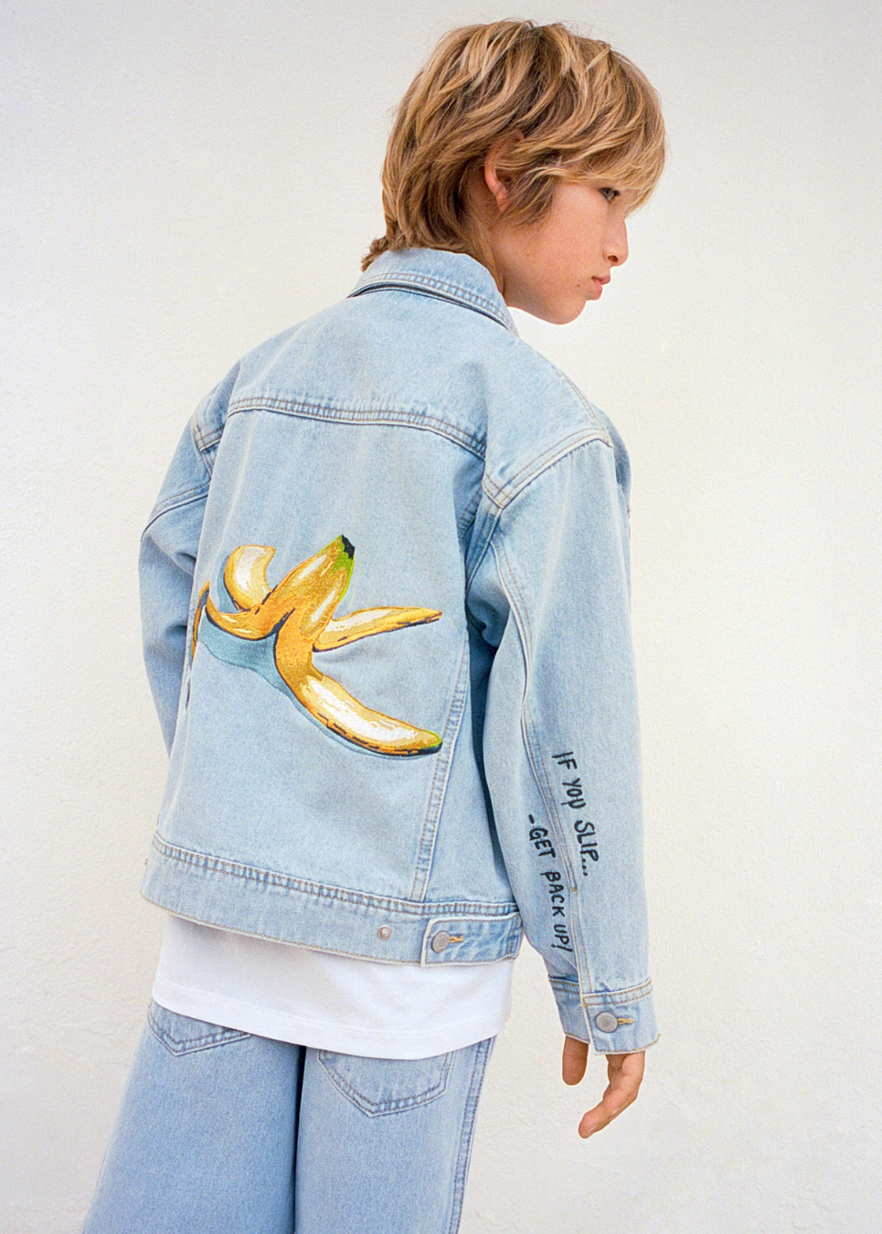 Honore Bleach Blue Jacket