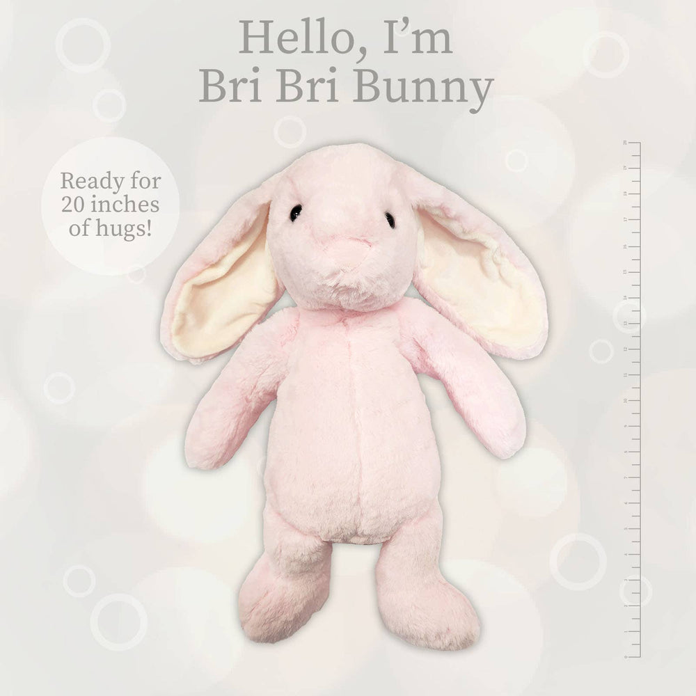 World Softest Plush Lushee BriBri Bunny Rose - 20 inch