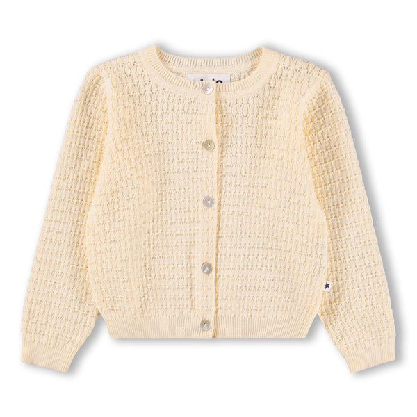 Goldie Pearled Ivory Cardigan