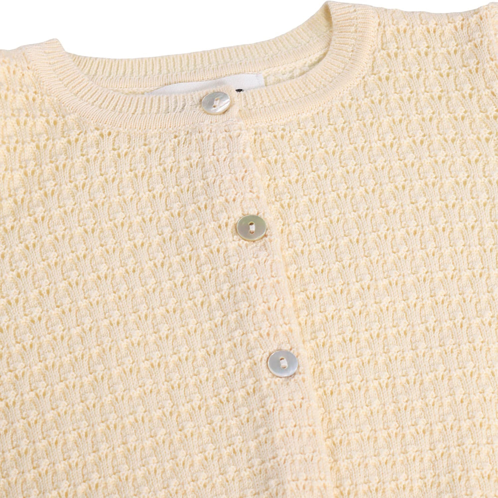 Goldie Pearled Ivory Cardigan