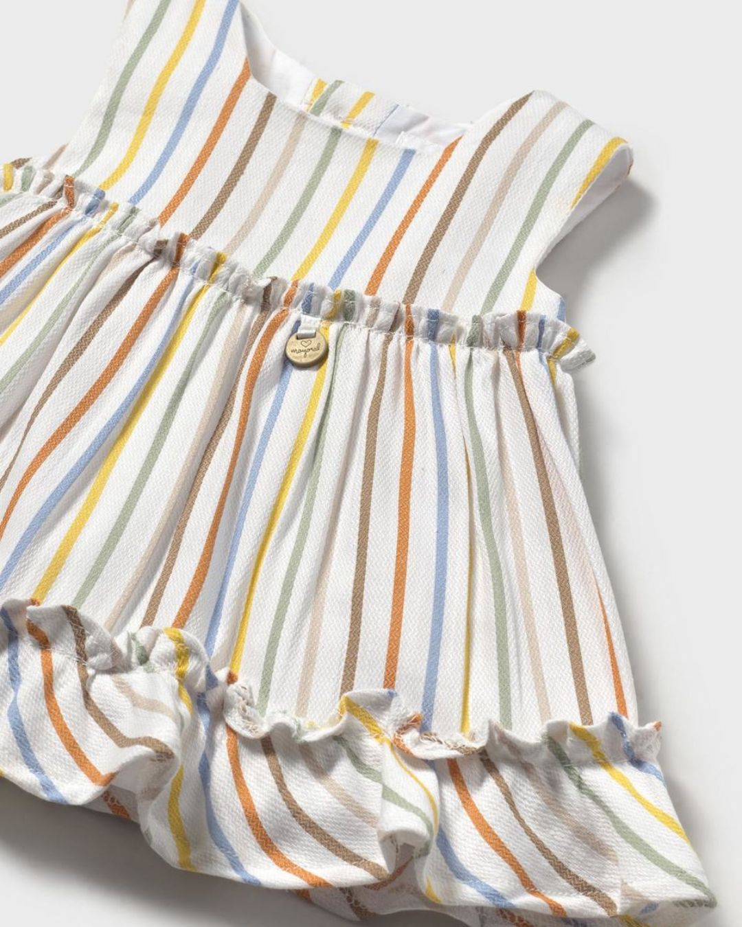 Newborn Striped Dress with Bloomers