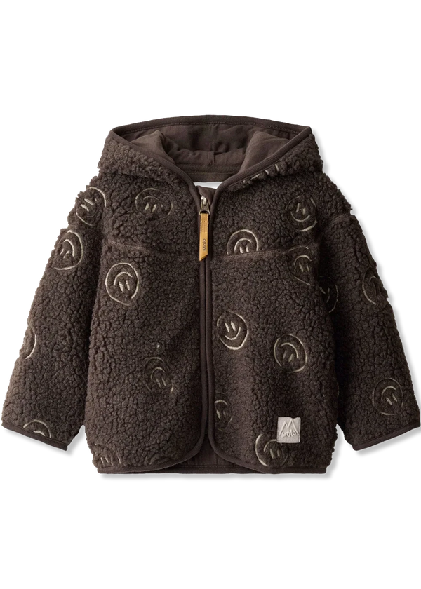 Ummi Fleece Jacket - Bark Smile