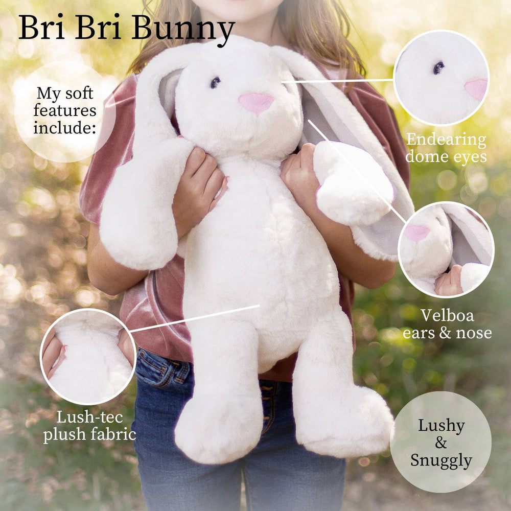 World Softest Lushee 16 inch Suede Mink Bunny