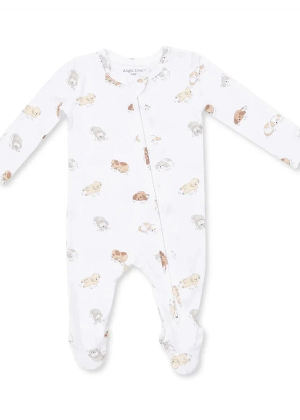 Puppy Snuggle Club - 2 Way Zipper Footie