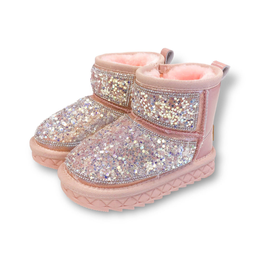 S3529 Mini Star Sequin Boots (2 Colors)