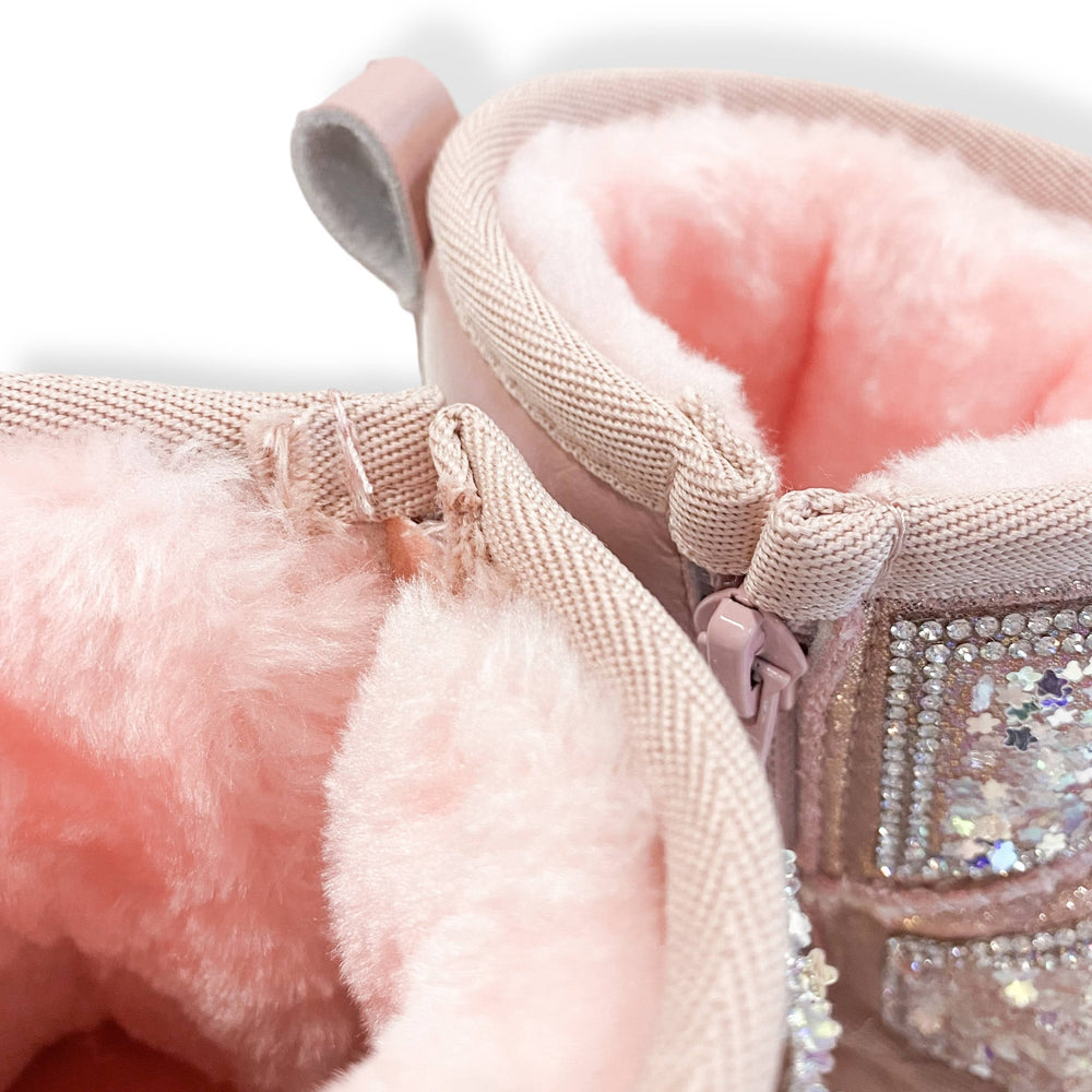 S3529 Mini Star Sequin Boots (2 Colors)